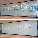 MERAC Crystal Clear Smart Glass film for existing Glass - Remote Control, Ultra HD Clarity